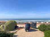 Pitches with sea views