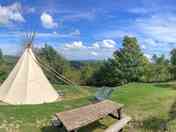 View from the tipi