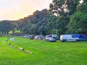Parked up on the pitches