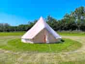 Bell tent exterior (added by manager 29 Mar 2023)