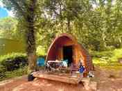 Pod was a great option and use of the shower/fridge/washing machine in the out building next door