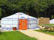 Exterior yurt