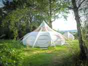 6-metre Stargazer plus 3-metre Airbud, sleeping up to 6 people