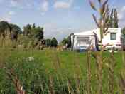 Pitch by the river