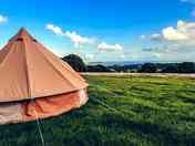 Bell tent exterior
