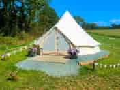 Bell tent. (added by catrina_p220850 08 Sep 2021)