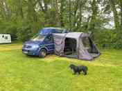 all set up, and ready for a walk