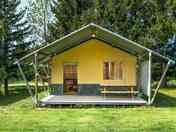 Safari tent exterior