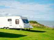 Electric grass touring caravan pitch