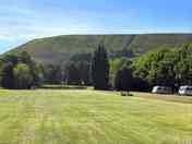 The site on a sunny day