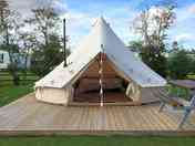 Glamping bell tent (added by visitor 02 Sep 2020)