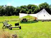 Bell tent seats