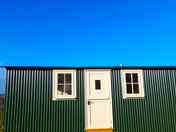 Front view of Shepherds hut