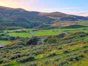 View of Little Mead from the bank