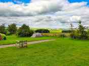 View across the pitches