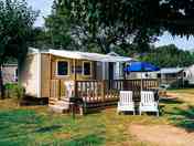 Exterior of a Ruby three-bed caravan