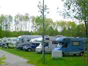 Spacious touring pitches