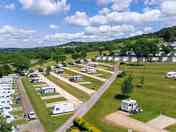 Birds eye view main touring field
