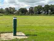 Mitchell's field grass tent pitch with EHU
