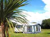 Grass Pitch for Single-Axle Touring Caravans