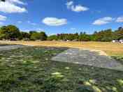 Hardstanding shaded pitch with electric hook-up