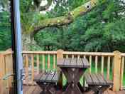 View from the camping pod