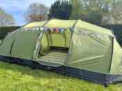 6 birth tent outside