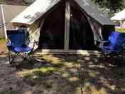 Bell tent exterior (added by manager 15 Apr 2024)