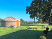 Lots of lovely space around the yurt