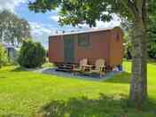 Shepherd's hut exterior
