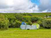 Solo tent pitch