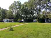 Tourer pitches under the trees