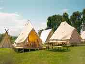 Bell tent exterior (added by manager 17 Jan 2024)