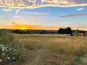 Campsite sunset