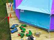 Colourful bell tent (added by manager 02 Jun 2018)
