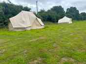The bell tents