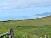 View from one of the top fields