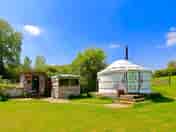 Vintage Yurt, plus the dining hutte and kitchen (added by manager 22 Mar 2023)