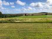 Lower camping area looking towards the Purbecks (added by manager 06 Aug 2021)