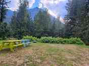 Full service RV site with 30 amp power, water, and sewage