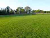 Flat camping field