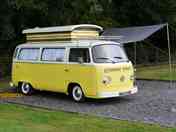 VW camper on a hardstanding pitch