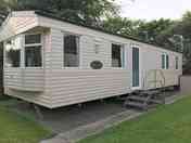 Exterior of the caravan