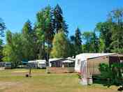 Spacious grass pitches