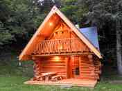 Exterior of the lodge