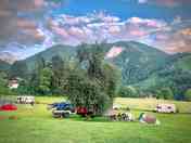 Camping meadow