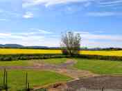 Two pitches and a lovely view