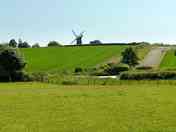 Windmill above the field