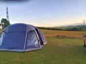 Tent overlooking view of mountains (added by visitor 27 Jun 2023)