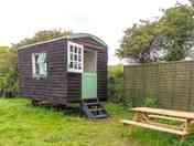 Shepherd's hut exterior